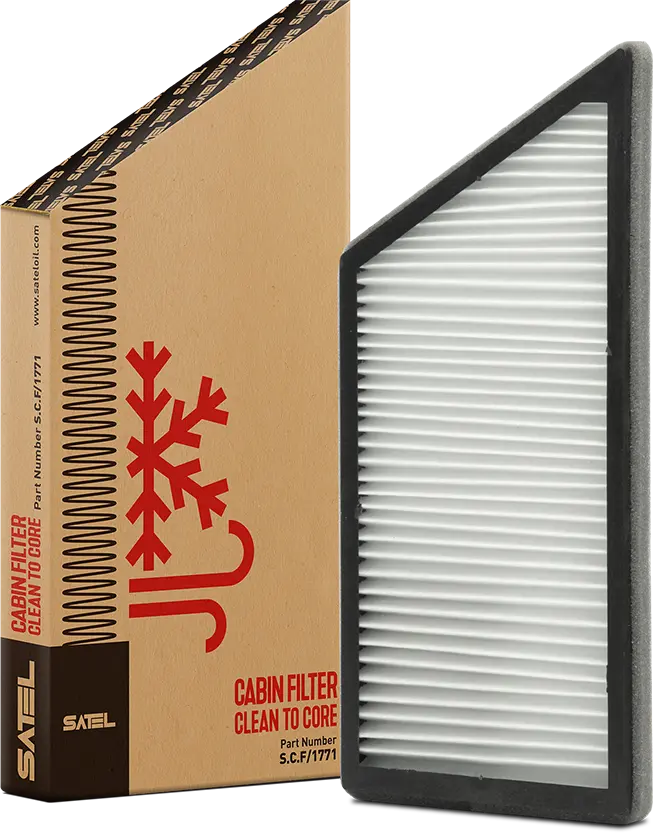 ساتل فیلتر هوای کاغذی کابین 206